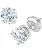 Diamond Stud Earrings (2 ct. t.w.) in 14k White or Yellow Gold