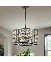 Home Accessories Welle 16" 4-Light Indoor Chandelier with Light Kit