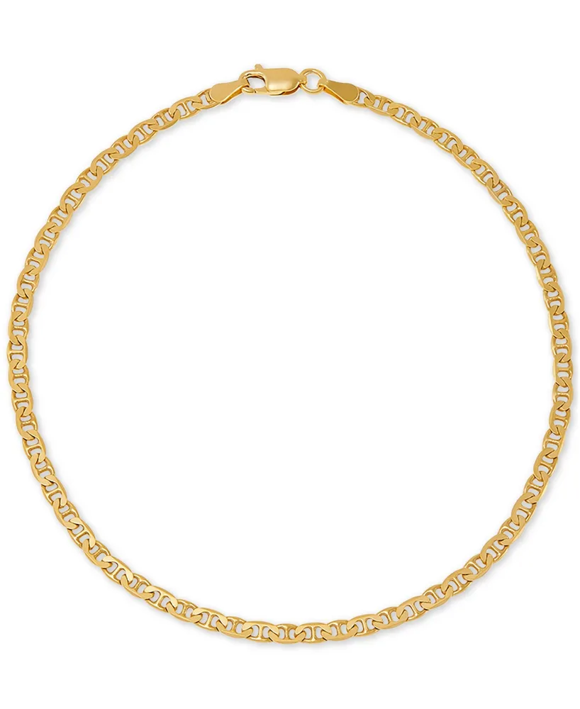 Giani Bernini Mariner Link Ankle Bracelet 18k Gold-Plated Sterling Silver, Created for Macy's