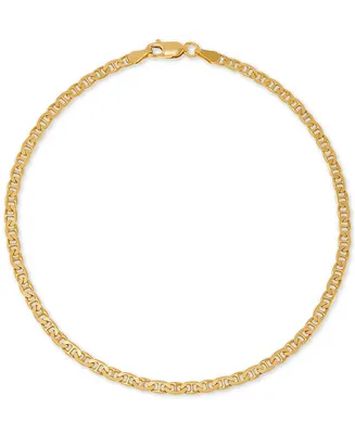 Giani Bernini Mariner Link Ankle Bracelet 18k Gold-Plated Sterling Silver, Created for Macy's