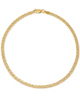 Giani Bernini Mariner Link Ankle Bracelet 18k Gold-Plated Sterling Silver, Created for Macy's