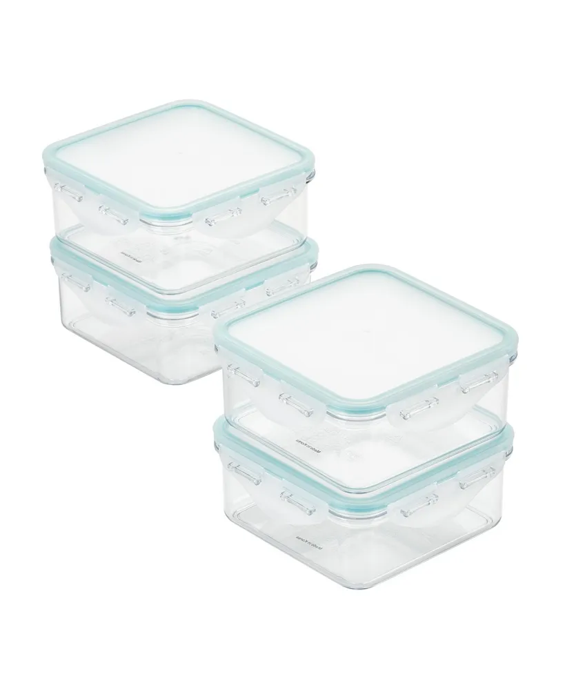 LOCK & LOCK Purely Better Glass Rectangular 6-Piece Food Storage