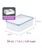 Lock n Lock Easy Essentials Divided 4-Pc. Rectangular Food Storage Containers, 54-Oz.