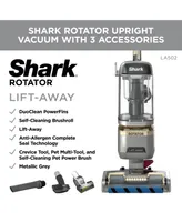 Shark Rotator Lift-Away Adv DuoClean PowerFins Upright Vacuum with Self-Cleaning Brushroll LA502