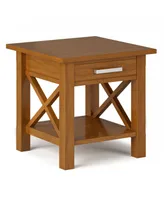 Simpli Home Kitchener Solid Wood End Table
