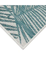 Liora Manne' Carmel Palm 6'6" x 9'4" Outdoor Area Rug