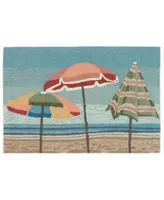 Liora Manne Frontporch Beach Umbrellas Area Rug