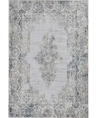 Closeout! Km Home Abbey KL32 Ivory 10' x 13' Area Rug