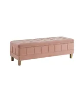 Picket House Furnishings Jude Tufted Storage Ottoman