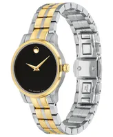 Movado Women's Swiss Gold Pvd & Stainless Steel Bracelet Watch 28mm