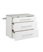 Prepac Hangups 3 Drawer Base Storage Cabinet