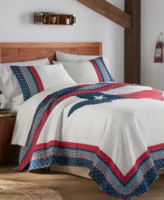 Levtex Texas Flag 3-Pc. Quilt Set, King