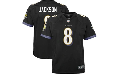 Big Boys and Girls Nike Lamar Jackson Baltimore Ravens Fashion Game Jersey