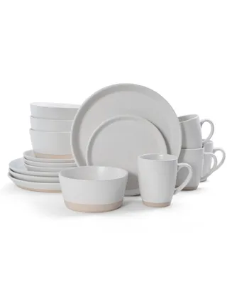 Pfaltzgraff hudson beige 16 pc dinnerware set, service for 4