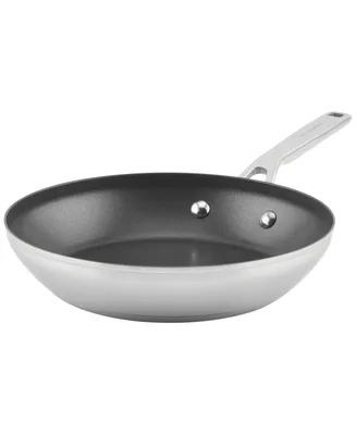 KitchenAid 3-Ply Base Stainless Steel 9.5" Nonstick Induction Frying Pan