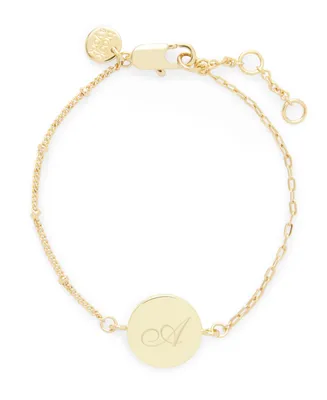 brook & york 14K Gold Plated Paige Initial Bracelet - Gold-Plated