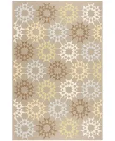 Martha Stewart Collection Quilt MSR1843H Multi 8'6" x 11'6" Area Rug