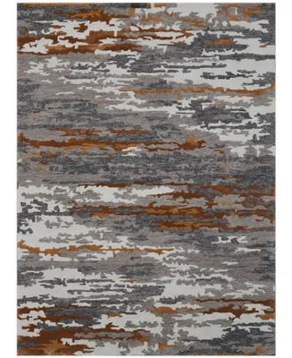 Amer Rugs Abstract Abs-3 Orange 4' x 6' Area Rug