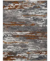 Amer Rugs Abstract Abs-3 Orange 4' x 6' Area Rug