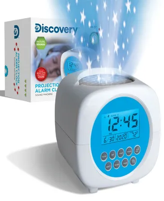 Discovery Kids Moon & Stars Projection Alarm Clock & Sound Machine