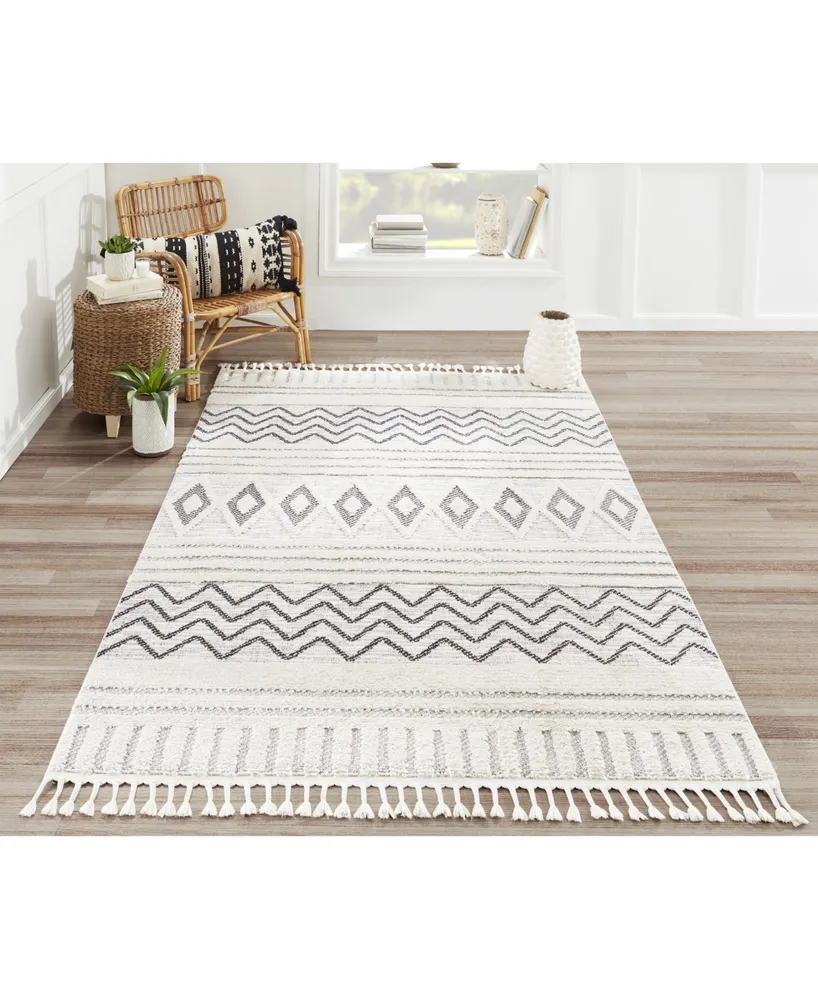 Momeni Odessa Ode-4 Gray 2'3" x 10' Runner Rug