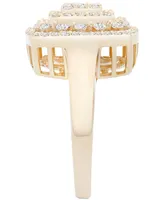 Wrapped in Love Cushion Cluster Statement Ring (1 ct. t.w.) in 14k Gold, Created for Macy's