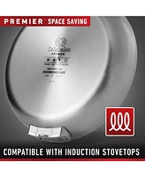 Calphalon Premier 10-Pc. Space-Saving Stainless Steel Cookware Set
