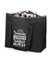 Oniva "Sunrise Sunburn Sunset Repeat" Tahoe Xl Cooler Tote Bag