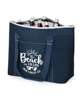 Oniva "The Beach Is Calling And I Must Go" Tahoe Xl Cooler Tote Bag