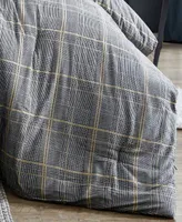 Kenneth Cole New York Sussex Cotton Flannel Comforter Set