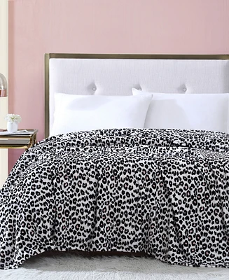 Betsey Johnson Betsey's Leopard Ultra Soft Plush Blanket