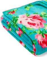 Betsey Johnson Bouquet Day Ultra Soft Plush Blanket, Full/Queen