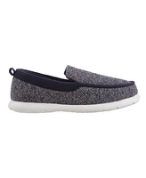 Isotoner Signature Men's Zenz Hatch Knit Slip On Indoor/Outdoor Slippers