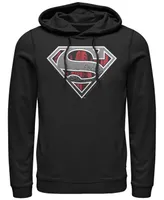Fifth Sun Men's Superman Concrete Logo Fleece Pullover Hoodie