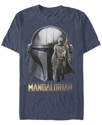 Fifth Sun Men's Star Wars Mandalorian Mando Head Short Sleeve T-shirt
