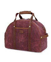 Tsd Brand Stone Creek Waxed Canvas Weekender