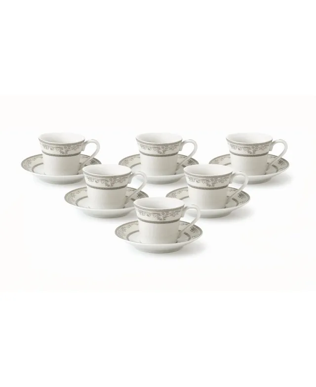 BonJour Insulated Borosilicate Glass Espresso Cups, Clear, 6 oz - 2 count