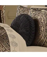 J Queen New York Jordan Tufted Decorative Pillow, 15" Round