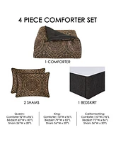 J Queen New York Jordan 4-Pc. Comforter Set, King