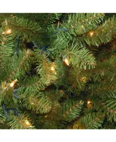 National Tree 14' Kingswood Fir Pencil Tree with 1300 Clear Lights