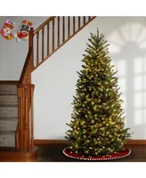 National Tree 9' Natural Fraser Slim Fir Tree with 800 Clear Lights