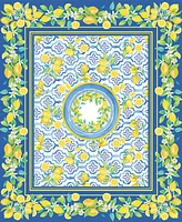 Laural Home Lovely Lemons 70x84 Tablecloth