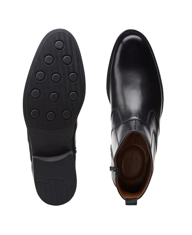 Clarks Men's Walpath Mid Oxford Boots – Rugged & Comfortable Everyday Boots