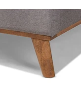 Gretchen Modern and Contemporary Queen Platform Wingback Bed