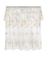 Bloomfield Sheer Shower Curtain with Valance