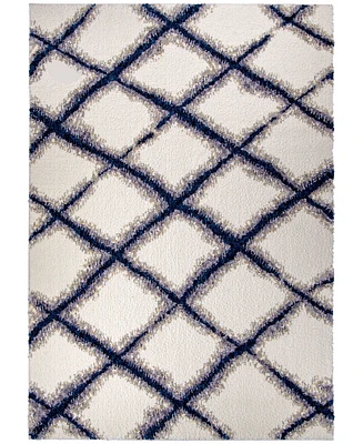 Closeout! Orian Cotton Tail Line Trellis 6'7" x 9'6" Area Rug