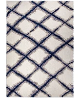Closeout! Orian Cotton Tail Line Trellis 6'7" x 9'6" Area Rug