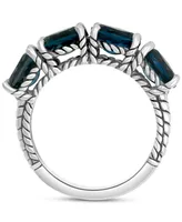 Effy London Blue Topaz Statement Ring (3-3/4 ct. t.w.) Sterling Silver