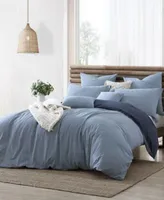 Ultra Soft Valatie Cotton Garment Washed Dyed Reversible Duvet Cover Set Collection