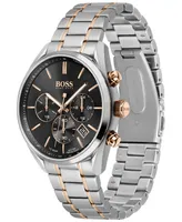 Hugo Boss Men's Chronograph Champion Stainless Steel Bracelet Watch 44mm